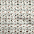 thumbnail image 1 of oneOone Rayon White Fabric Birds Rooster Sewing Material Print Fabric By The Yard 56 Inch Wide, 1 of 5