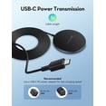 thumbnail image 3 of RAVPower Magnetic Wireless Charger 15W with  USB-C PD Adapter Set Portable for iPhone 13, Samsung Universal, 3 of 7