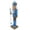 LL0129, variant on Wooden Nutcrackers King Figurine Ornament Coastal Beach Theme Holiday Decoration Handmade Tabletop Shelf Display 38Cm
