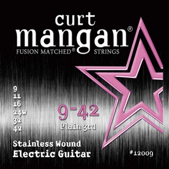 Curt Mangan 12009 Cordes Guitare Électrique