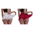 thumbnail image 1 of (2-Pack) Rinsvye Ruffled Pants Bikini Mini Women's Shorts athletic Pack High Tight Shorts Female Pajamas for Women Shorts Set with Robe Dance Pole Waist Pants, 1 of 5
