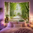 thumbnail image 2 of Garden Viewed Shaded with Interior Patio Path Made, Mystical Fantasy for Space Lovers, Galaxy Room Decor, Mother'S Day Gift, Tapestry Wall Hanging for Bedroom and Dorm, 2 of 7