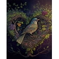 thumbnail image 2 of Love's Feathered Dance- Birds of Love Canvas Wall Art, 2 of 2