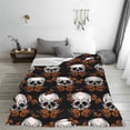 thumbnail image 5 of Sikiie Butterfly Skull Ultra-Soft Micro flannel Blanket Luxury All Seasons Warm Blanket for Bedding Sofa and Travel (4 sizes)-40"x30", 5 of 7