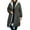 Dark Gray, variant on Women’s Sherpa Fleece Lined Long Puffer Coat Hooded Quilted Winter Parka Oversized Warm Outerwear with Pockets Casual Office Overcoat,Brown,M