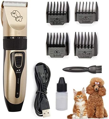 WEIHANGrooming Comb Stainless Steel Dog Cat Grooming Comb Row Teeth Needle Hair Trimmer Grooming Comb Medium Teeth Grooming CombM