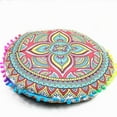 thumbnail image 3 of Skegnu Throw Pillow Indian Floor Pillows Round Bohemian Cushion Pillows Cover Case Cushions Throw Pillow Inserts for Bedding, 3 of 5