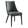 thumbnail image 2 of Modway Viscount Vegan Leather Dining Chair in Gray, 2 of 8