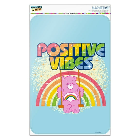 Care Bears Cheer Bear Positive Vibes Home Business Office Sign