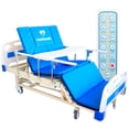 thumbnail image 1 of Gambimedic Cama Hospital Electrica 4 Posiciones Multifuncion Ideal Para Casa Cama Medica Enfermeria Portasuero Colchon Posicion Para Ir al Baño, 1 of 9