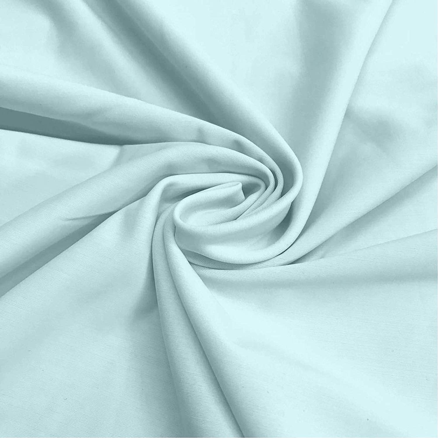 Clara Clark RV/Short Queen 6-Piece Bed Set for Campers - Deep Pocket Fitted Sheet Luxury Soft Microfiber, Light Blue