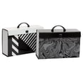 thumbnail image 1 of Classeur Fashion Case, 19 Poches - Noir et Blanc, 1 of 3