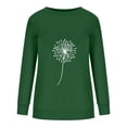 thumbnail image 4 of Lindreshi Sweatshirts for Women Loose Fit Fashion Woman Round Neck Long Sleeve T-Shirt Printing Loose Sweatshirt Blouse Tops, 4 of 5