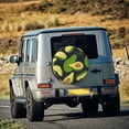 thumbnail image 5 of Goofa Fresh Avocado Pattern Universal Tire Cover for Jeep, SUV, Truck, and Trailer – Waterproof, UV-Resistant,Easy to Install, Fits 14"-17" Tires-17 inch, 5 of 6