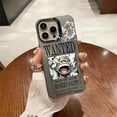 thumbnail image 1 of One Piece Anime Straw Hat Luffy Electroplating Fall Shockproof Case For iPhone 15 14 Plus 13 12 11 Pro X Xs Max Cover WK135, 1 of 1