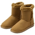 thumbnail image 3 of Alpine Swiss Mindy Women’s Winter Boots | Short Faux Shearling Boot | Warm Comfortable Micro Suede | Anti-Slip Sole | Stylish Fall & Winter Footwear, 3 of 8
