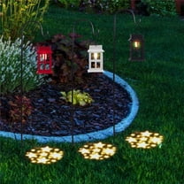 Alpine 8106934 10 in. Metal & Plastic Solar Garden Stake, Multi Color - Pack of 9