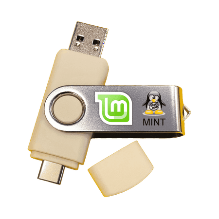Linux Mint OS for Everyone - Bootable Live Install USB Flash Thumb Drive - Great for Work Entertainment and Everyday Tasks Operating System