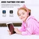 thumbnail image 5 of Audífonos Bluetooth 5.0 para Niños con Orejas de Gato, Plegables, Estéreo On-Ear, Audífonos Inalámbricos con Micrófono, Luz LED y Control de Volumen, Compatibles con Radio FM/tarjeta TF/AUX,, 5 of 5