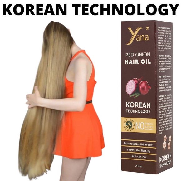Yana Red Onion Black Seed Hair Oil for hair Growth | hair oil | hair oil for black hair | for dry hair |oil for long hair growth | hair oil for long straight hair