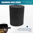 thumbnail image 4 of BBQ Grill Cover 210D Grill Cover for Charcoal Kettle, Waterproof Black Smoker Cover Round Grill Cove, 4 of 5