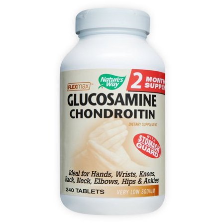 Glucosamine Chondroitin 240 Tabs - Glucosamine Chondroitin Nature's Way 240 Tabs