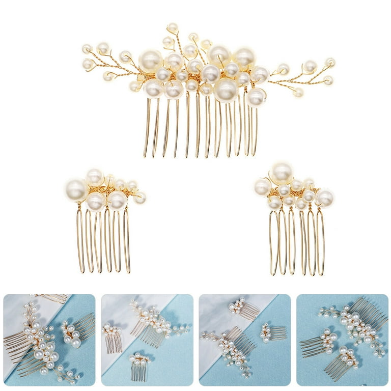 Floating Hair Pearls Set of 10 Wedding Bridal Prom Hair Jewelry Reuseable  hairjewelry 