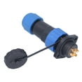 thumbnail image 4 of Industrial-Grade IP68 Waterproof Aviation Connector, 2-7 Pin Flange-Mounted Plug Socket with Gold-Plated Copper Contacts, PA66/PA6 Shell, AC380V 25A, Threaded Connection, for Communications,, 4 of 6