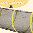thumbnail image 5 of Zimtown 36'' Outdoor/Indoor Cat Playpen with Surround Tunnel,  Orange Portable Cat Enclosure with Carry Bag, 5 of 9