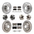thumbnail image 1 of Transit Auto Front Rear Hub Bearings Assembly Disc Brake Rotors and Ceramic Pads Kit (10Pc) for Car 2011 Hyundai Equus - Left Right Side (Driver Passenger) KBB-130350, 1 of 11