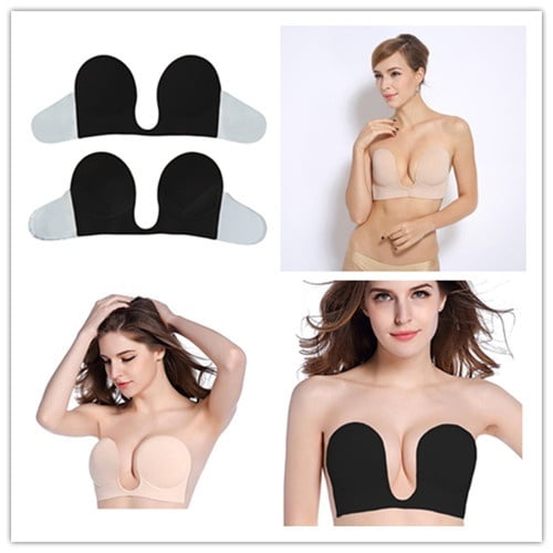 Invisible Women Adjustable Push-up Silicone Sexy Strapless Self Adhesive Stick on Bra