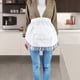 thumbnail image 3 of Delantal de cocina blanco, delantal de algodón blanco para mujer, delantal de mucama para mujer, funcionamiento suave, 3 of 9