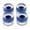 Dark Blue, variant on 4 x skateboard lights wheels replacement wheels for inline skates roller skates, Dark Blue