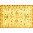 thumbnail image 1 of Ahgly Company Indoor Rectangle Oriental Yellow Traditional Area Rugs, 2' x 5', 1 of 4