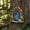 C, variant on Trovenix Elf Door Decor 2D Tree Door Garden Hanging Ornament Sculpture For Outdoor Indoor Home Wall Window Christmas Holiday Decoration