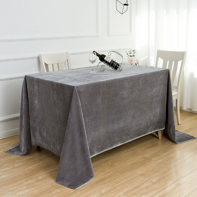 Gold Cloth Tablecloth Fabric Flannel Sign-in Tablecloth Stall Tablecloth Conference and Exhibition Flannel Tablecloth Thickened Tailstock