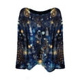 thumbnail image 4 of Chandails de Noël pour Femmes 2025 Col Rond Hiver Mignons Pulls, 4 of 4