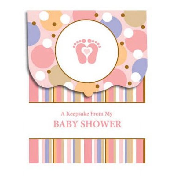 Tiny Toes Pink Baby Shower Keepsake Registry