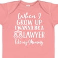 thumbnail image 4 of Inktastic Future Lawyer Like Mommy Boys or Girls Baby Bodysuit, 4 of 5