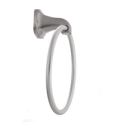 - Brushed Nickel Wall Mounted Towel Ring Hand Towels Bath Accessory Hardware