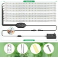 thumbnail image 6 of [8 Pack] LED Plant Grow Light Strips Full Spectrum for Indoor Plants with Auto ON/Off Timer, 192 LEDs / 4 Dimmable Levels, Sunlike Grow Lamp for Hydroponics Succulent, Plug and Play, 6 of 8