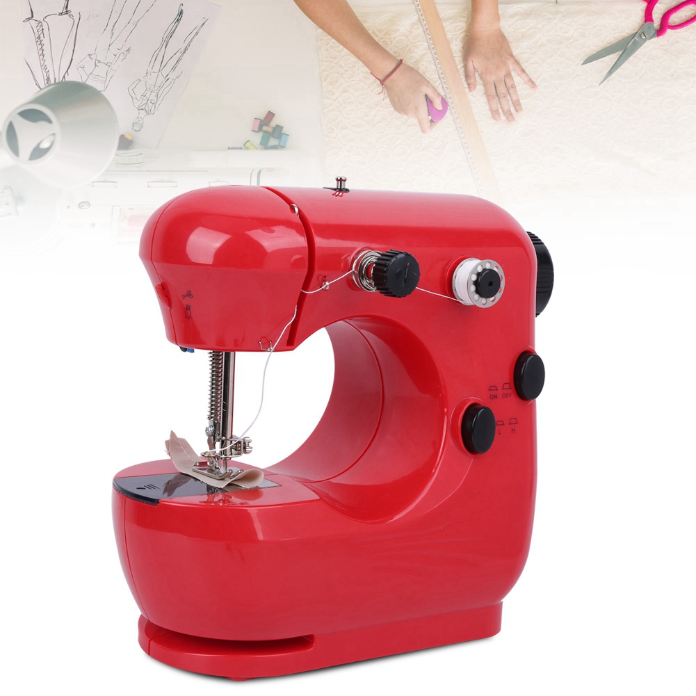 FAGINEY Sewing Machine,Household Mini Multifunction 2 Speed 2 Thread