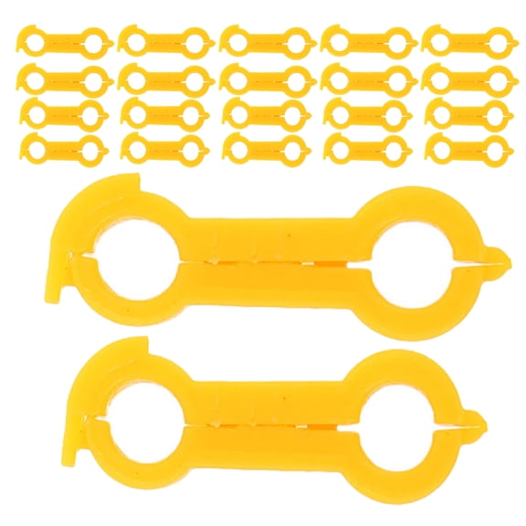 OULII 30Pcs Bird Leg Support Corrector PVC Tool for Parrots Pigeons and Small Birds