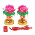 thumbnail image 3 of Luz de loto 1 par LED Lotus Light Buddha Lotus Lamp USB Powered Light que transmite el patrón de grabado Lámpara LED para el hogar 15x75cm ANGGREK Otros, 3 of 8