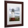 thumbnail image 4 of Trademark Fine Art "Vermillion Ohio Lighthouse" Canvas Art by Kurt Shaffer, White Matte, Wood Frame, 4 of 4