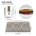 thumbnail image 3 of Uemuo Funny Chicken Printed Leather Pencil Case, Pencil Pouch, Portable Pencil Bag, Pen Case for& Office, 3 of 7