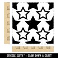 thumbnail image 2 of Star Pattern Patriotic July 4 Background Square Rubber Stamp Stamping Scrapbooking Crafting - Large 2.75in, 2 of 7