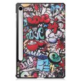 thumbnail image 2 of Funda para tableta con soporte triple a prueba de golpes para Galaxy Tab S9 de 11 pulgadas (Graffiti), 2 of 6