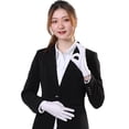 thumbnail image 4 of White Gloves Formal Uniform Gloves for Boys Girls Art Show Party White Gloves Formal Pageant for Etiquette, 4 of 11