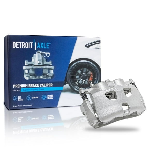 Detroit Axle - Front Left Brake Caliper with Bracket Replacement for Ford F-150 Expedition Lincoln Navigator Mark LT
